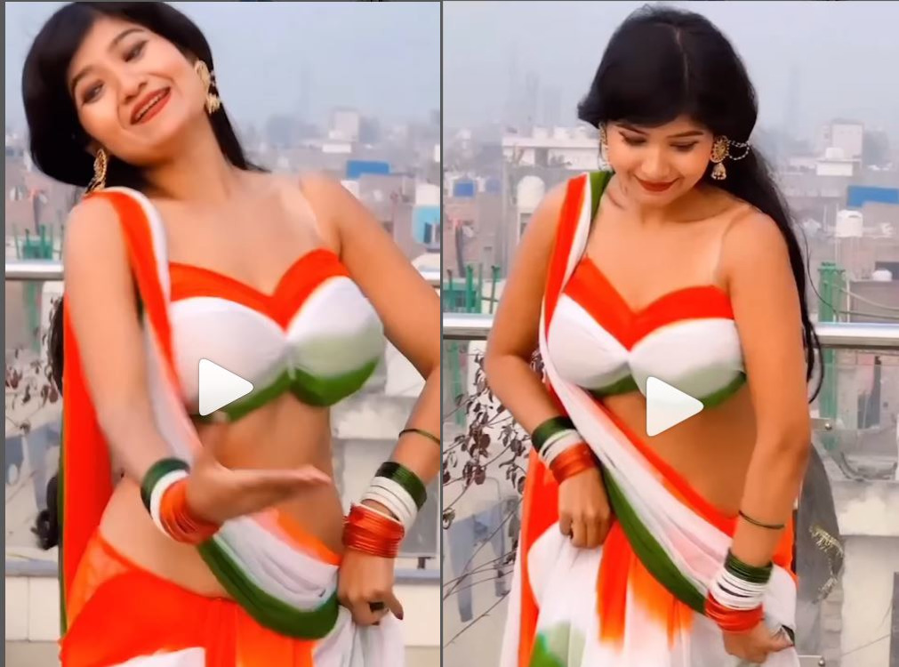 Bhojpuri actress sexy video going viral on social media