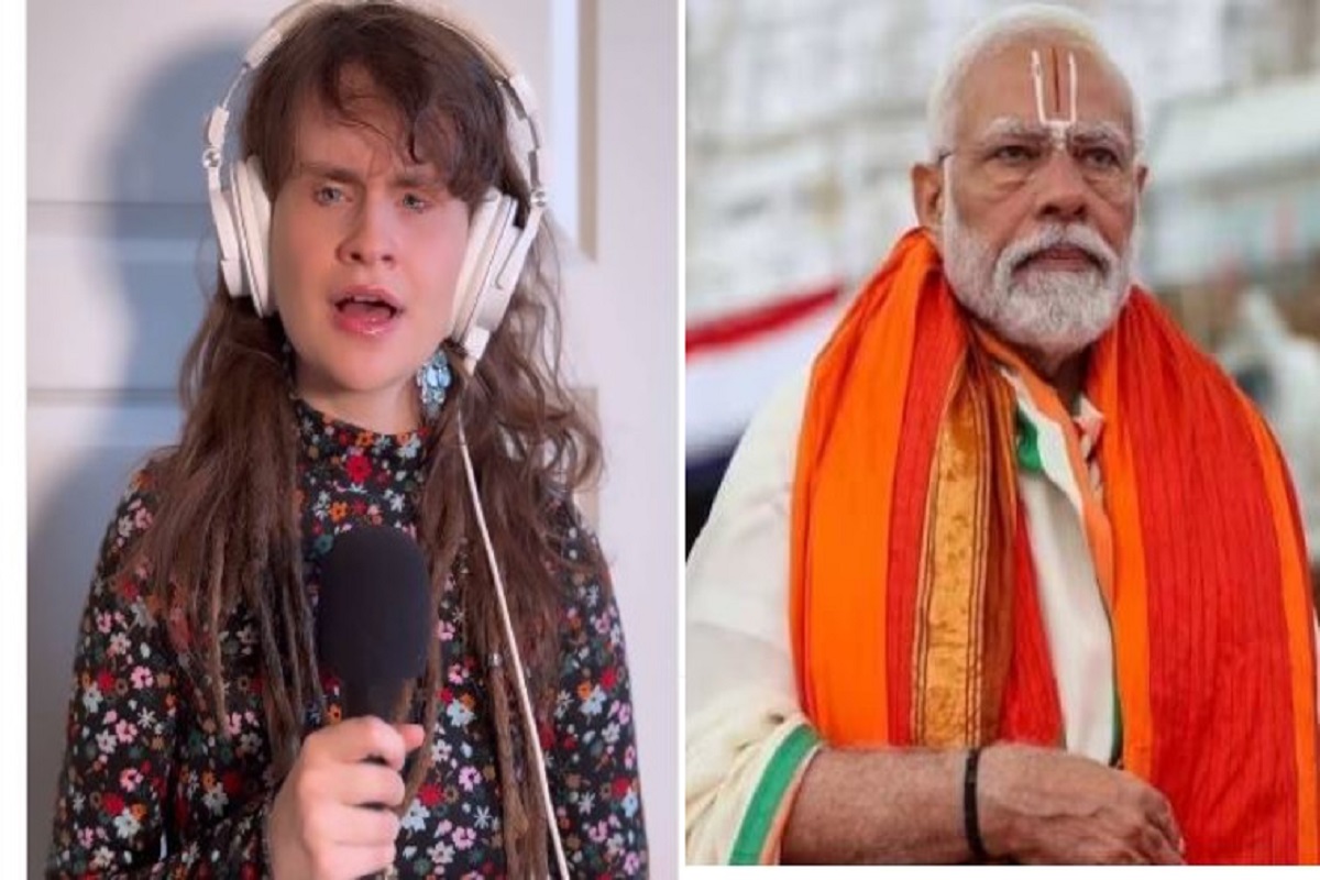 जर्मन गायक कैसेंड्रा ने गाया ‘राम आएंगे तो अंगना सजाऊंगी’ वाला भजन, PM मोदी ने किया शेयर..देखें