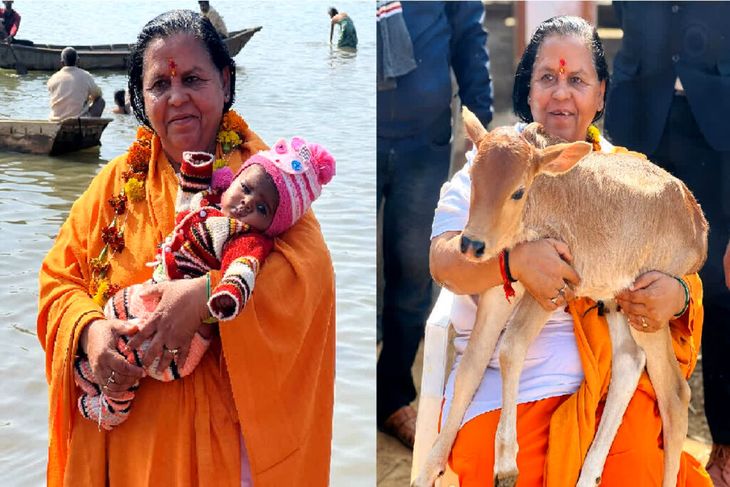 Uma Bharti wished Makar Sankranti on Twitter