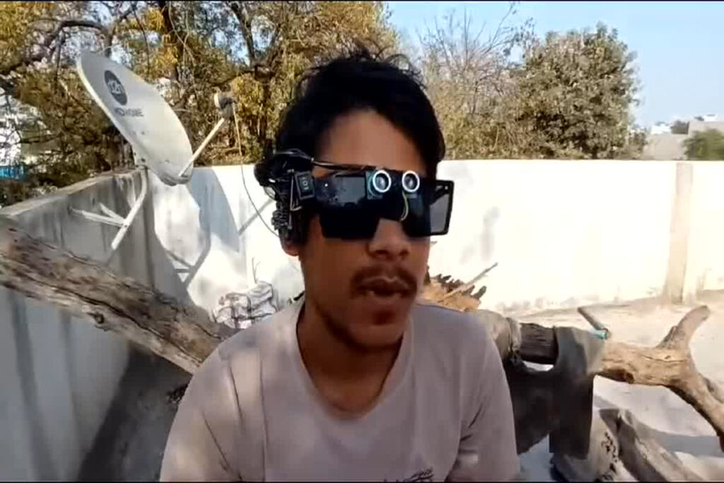 Blind people will be able to sense danger through the sensors of glasses