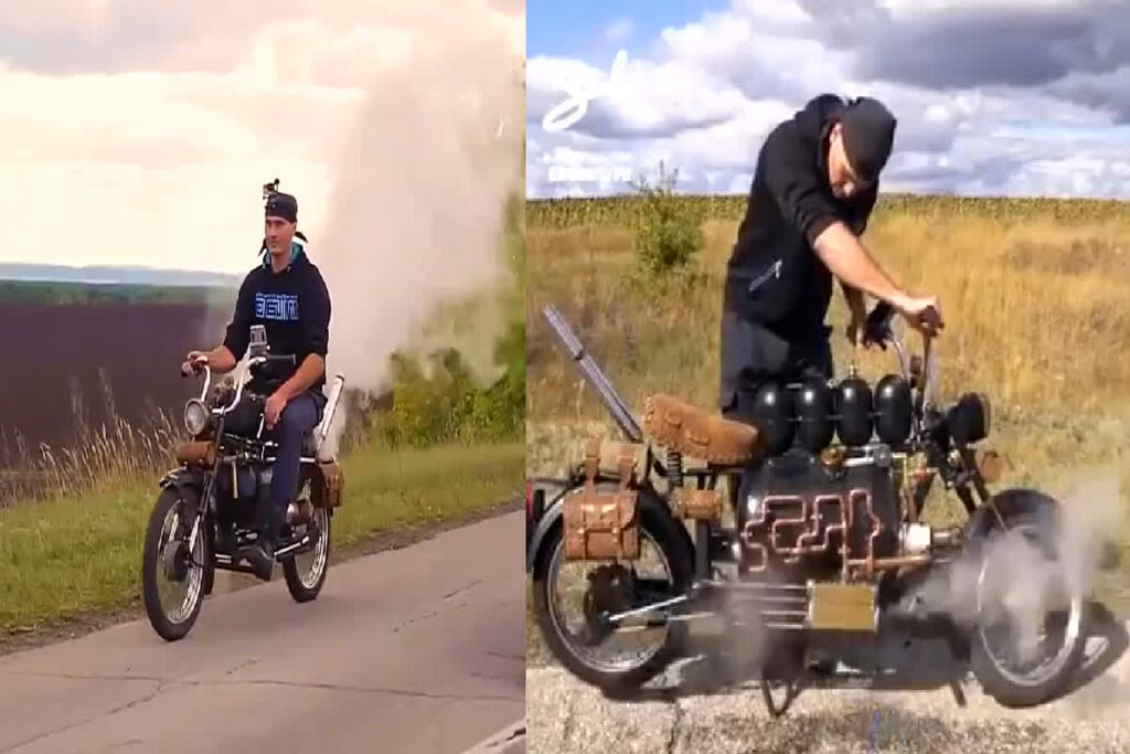 Steam Powered Bike