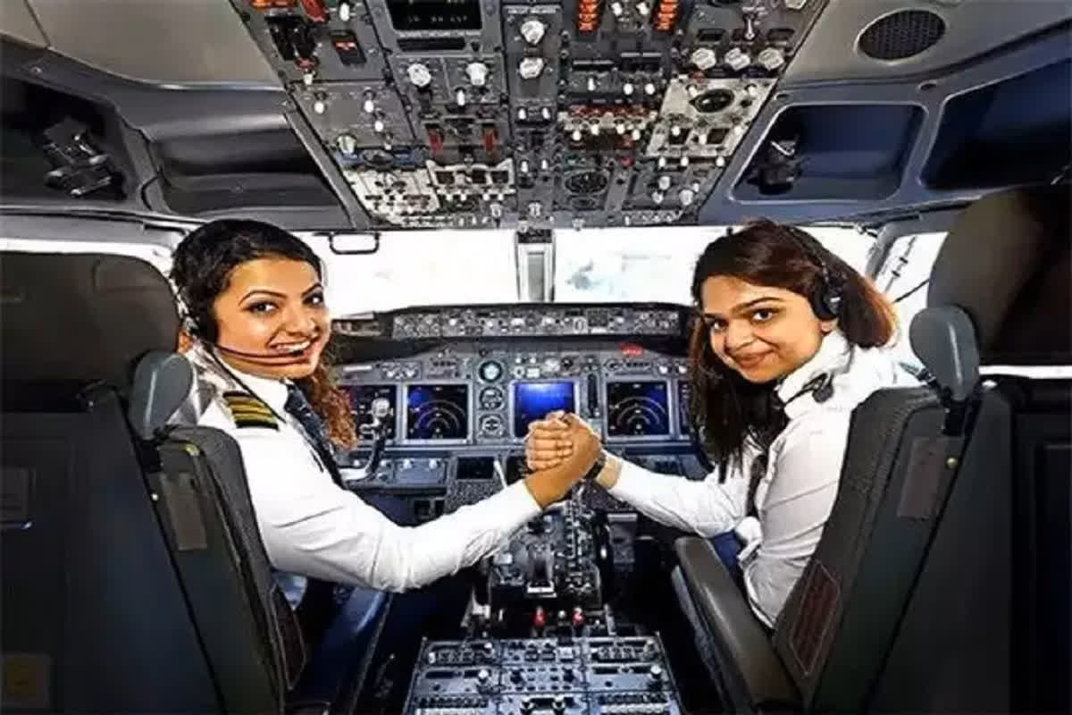 Indian Women Pilot 2024 : भारत ने रचा इतिहास, महिला पायलटों के मामले में बना नंबर 1 देश