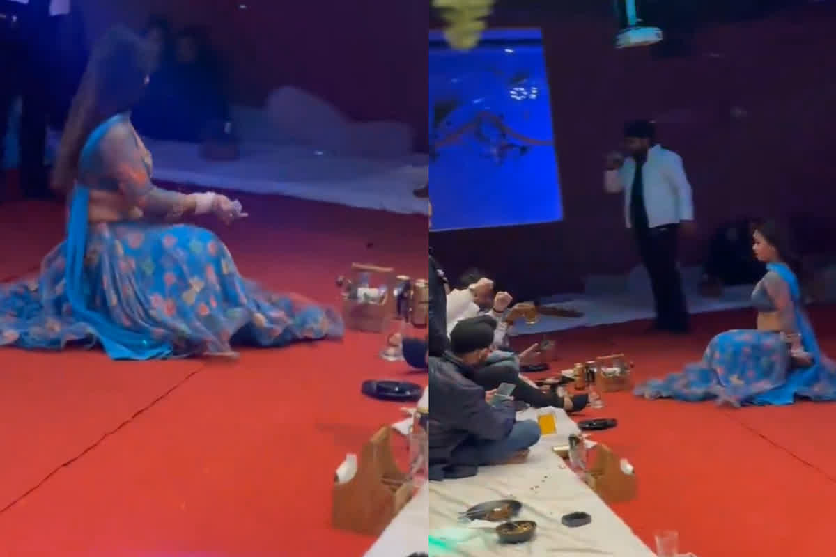 Lucknow Mujra Video Viral: नवाबों के शहर से वायरल हुआ नवाबी शौक वालों का वीडियो, मुजरा कर रही युवती पर दिल खोलकर लुटा रहे पैसे, सामने रखी शराब की बोतल
