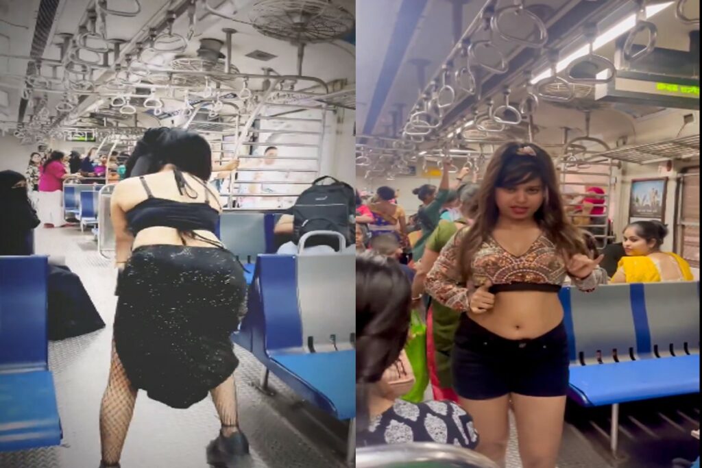 Obscene video of woman in local train