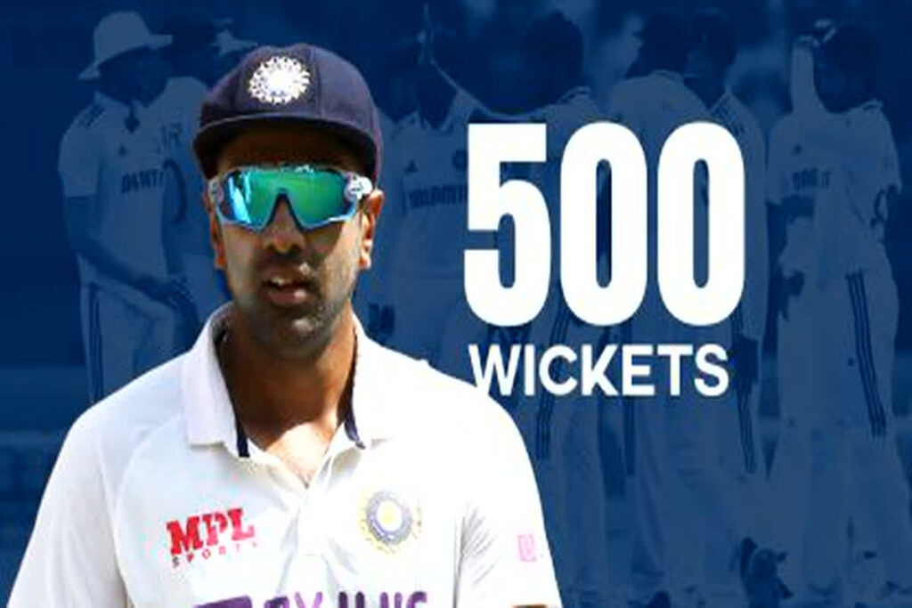 R Ashwin 500 test Wickets