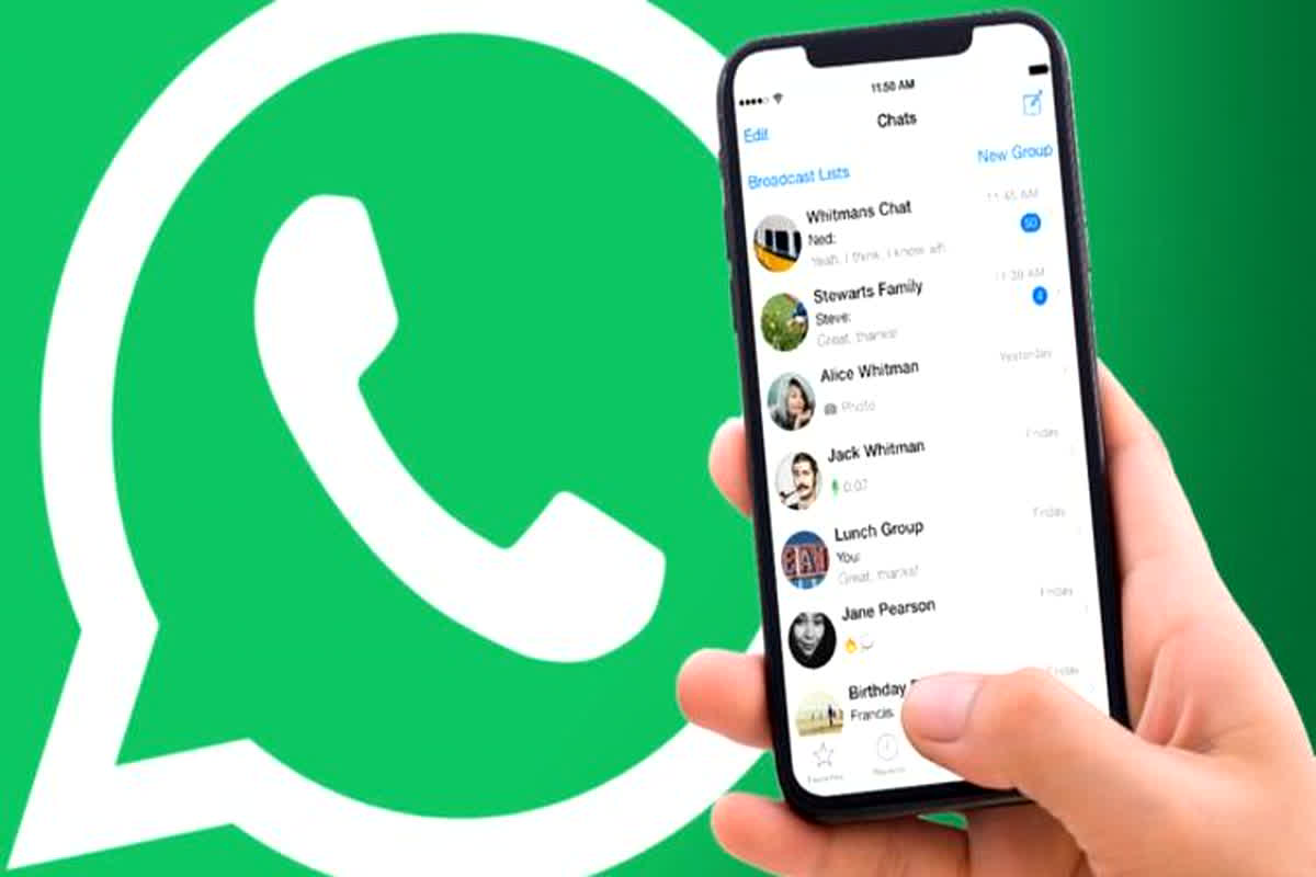 WhatsApp search by date feature
