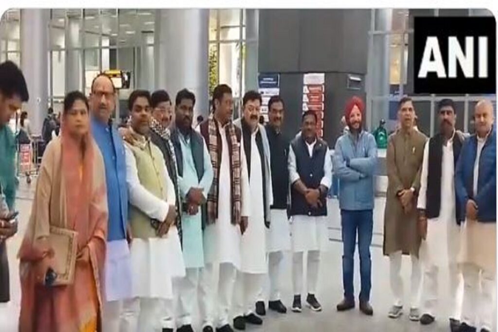 Bihar Congress MLAs arrive in Hyderabad ahead of February 12 trust vote