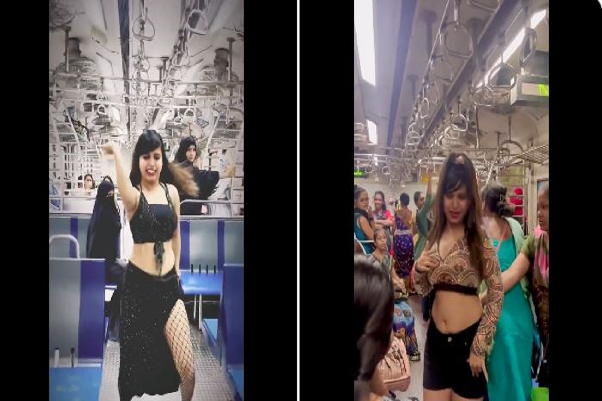लोकल ट्रेन में युवती का सेक्सी वीडियो वायरल, भोजपुरी गाने में मचाया तहलका, जमकर कमेंट कर रहे यूजर