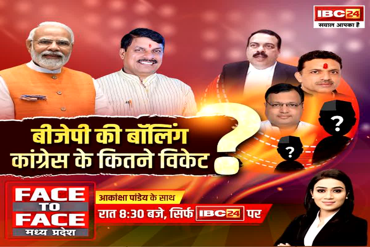 Face To Face Madhya Pradesh : BJP की बॉलिंग.. Congress के कितने विकेट? संकट से कैसे उबरेगी कांग्रेस