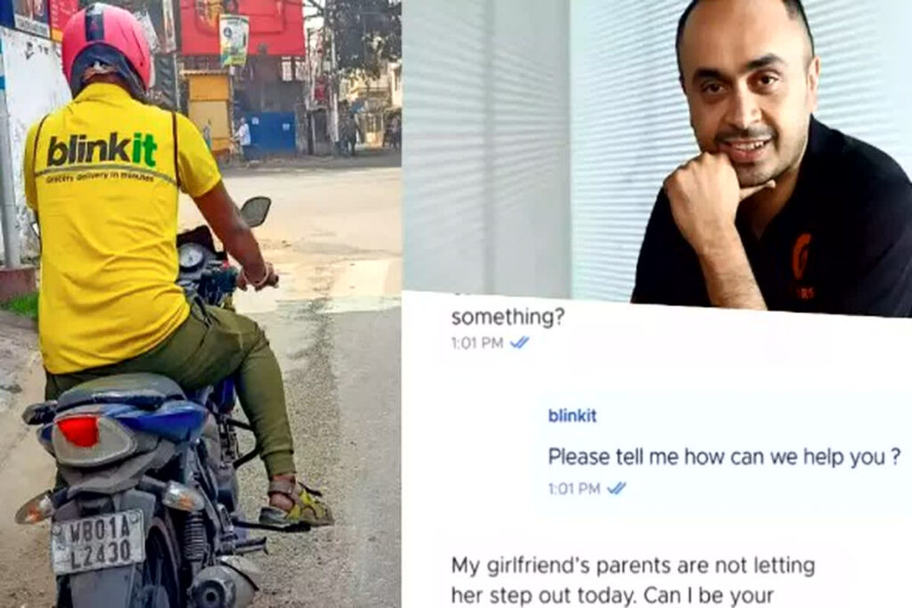 Boyfriend requested Blinkit for girlfriend