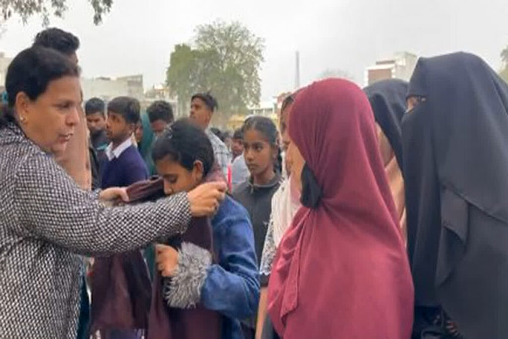 Girls appeared in board exam wearing hijab