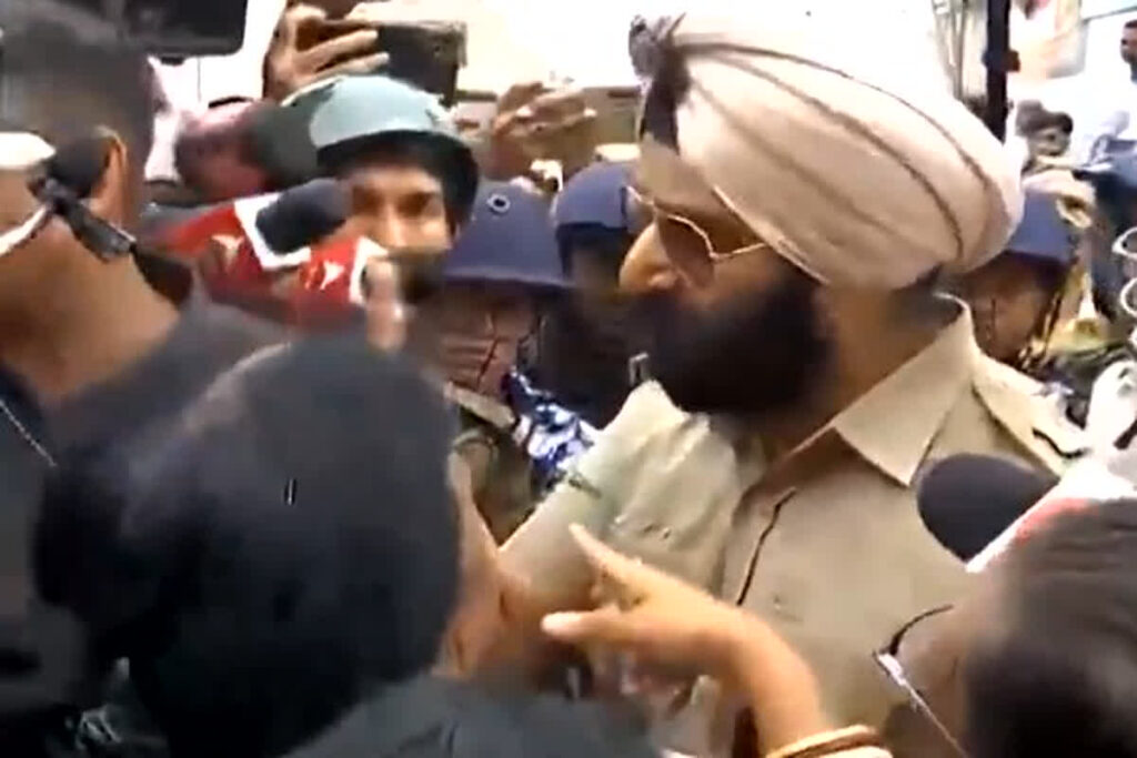 IPS Jaspreet Singh angry after calling him Khalistani