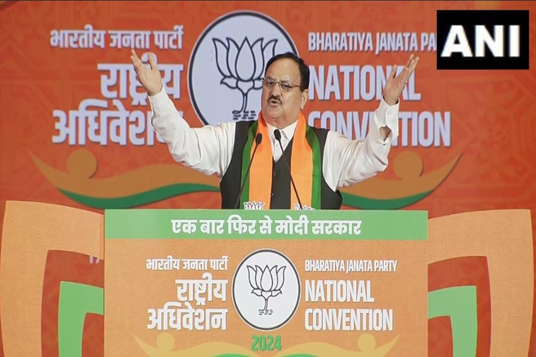 BJP National Convention 2024 : BJP का दो दिवसीय राष्ट्रीय अधिवेशन, जेपी नड्डा ने की PM मोदी की जमकर तारीफ, किया केंद्र की योजनाओं का जिक्र