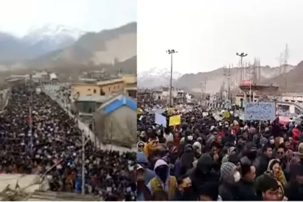 Protest in Ladakh