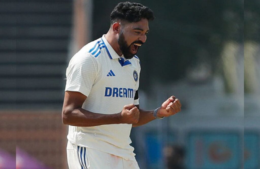 Mohammed Siraj completed 150 international wickets