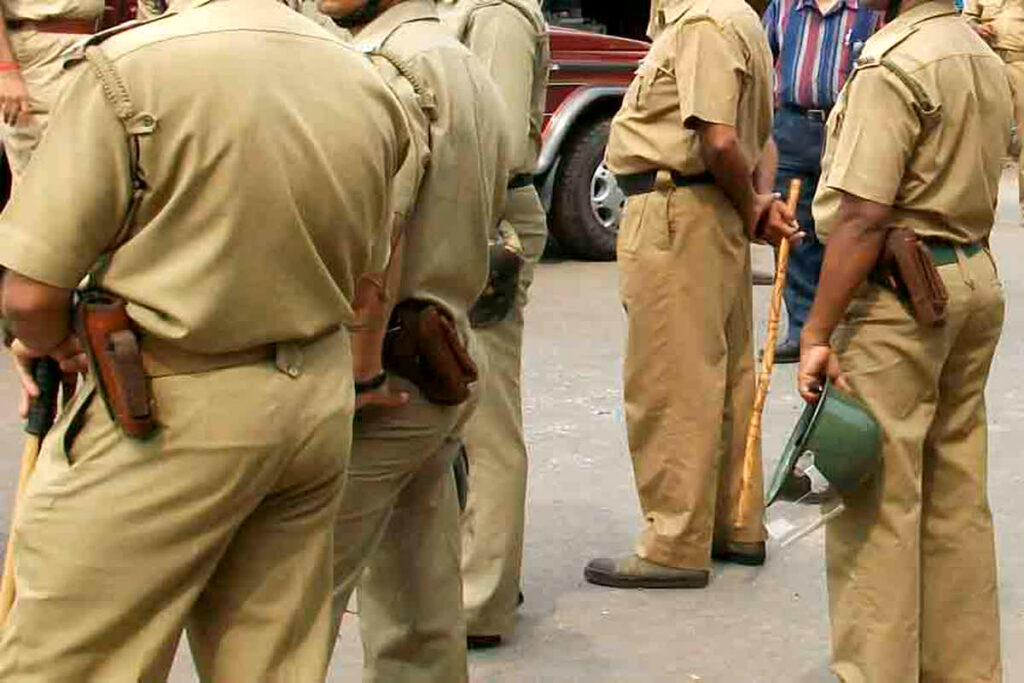 Action against 122 policemen