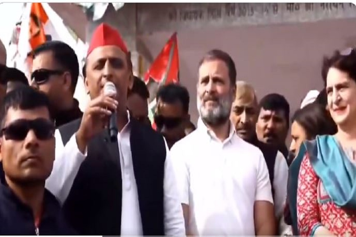 राहुल की भारत जोड़ो यात्रा में शामिल हुए अखिलेश यादव, ‘भाजपा हटाओ, देश बचाओ’ का दिया नारा