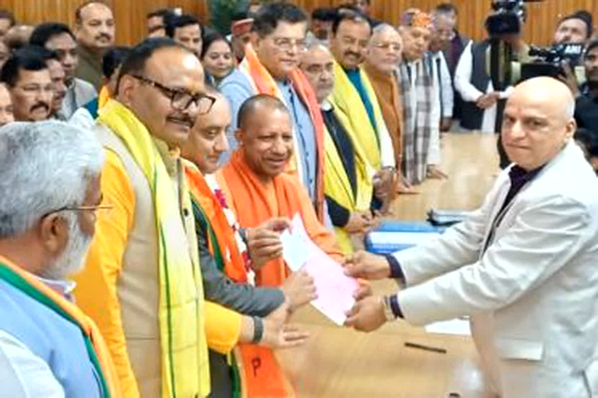 Rajya Sabha Chunav 2024: राज्यसभा चुनाव के लिए भाजपा प्रत्याशियों ने किया नामांकन, सीएम योगी सहित बैजयंत जय पांडा रहे मौजूूद