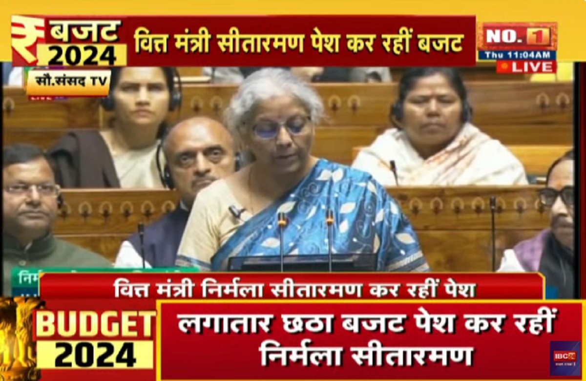 BudgetWithIBC24: वित्त मंत्री निर्मला सीतारमण ने पेश किया अंतरिम बजट, 10 साल में तीन गुना बढ़ा टैक्स कलेक्शन