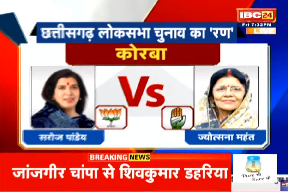 CG Congress First List: कोरबा लोकसभा सीट से सरोज पांडे को टक्कर देगी ज्योत्सना महंत, यहां देखें प्रत्याशियों की पहली सूची