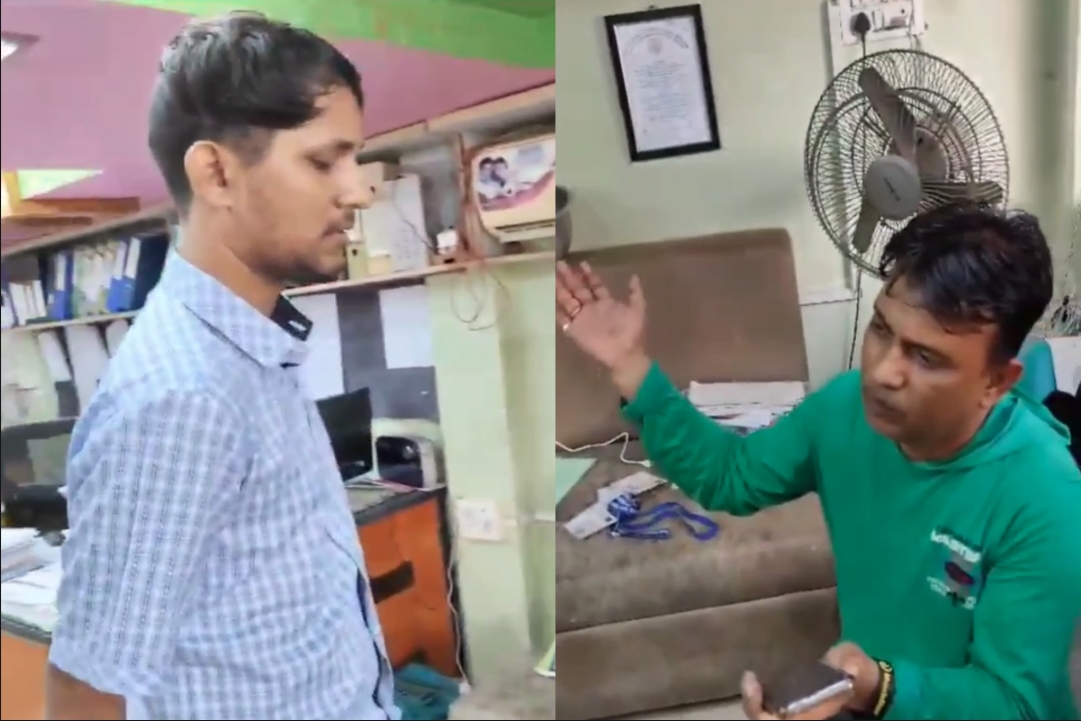 Video : पहले तो रेलवे स्टेशन पर पैंट्री कार मैनेजर को बनाया बंधक, फिर मारपीट कर कराई बाथरुम की सफाई, देखें वीडियो