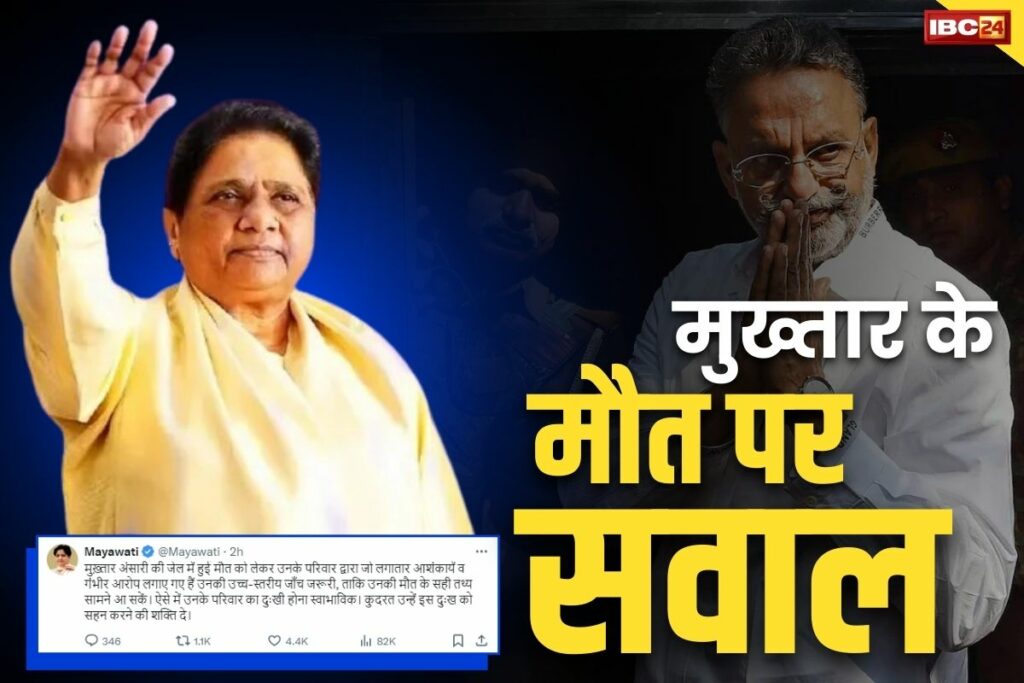 Mayawati On Mukhtar Ansari