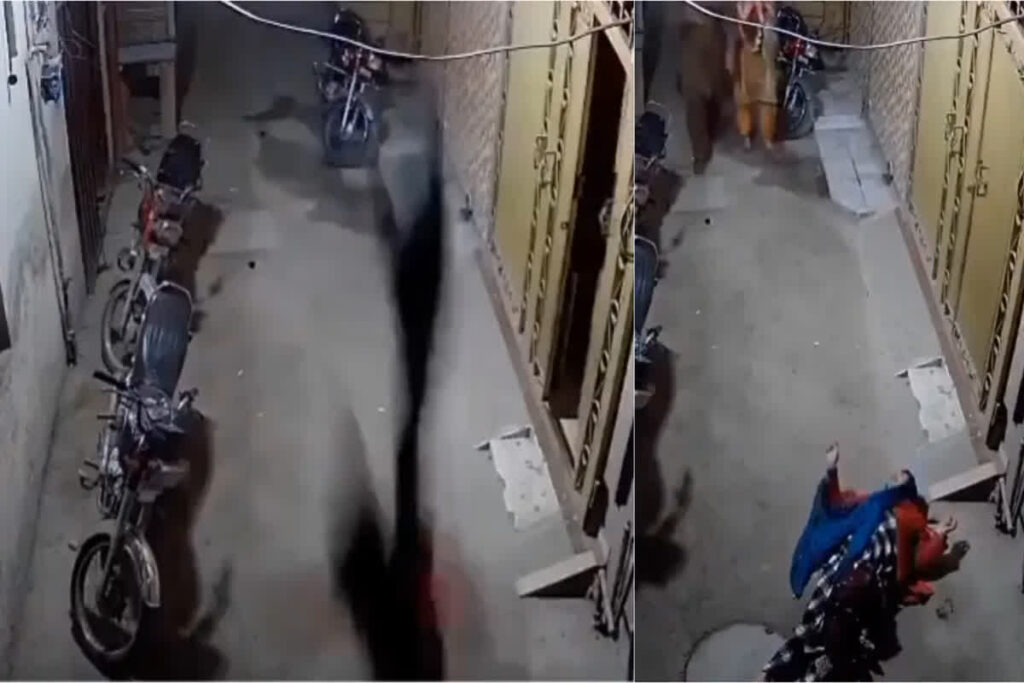 Wife ko Fek Diya Chhat Se