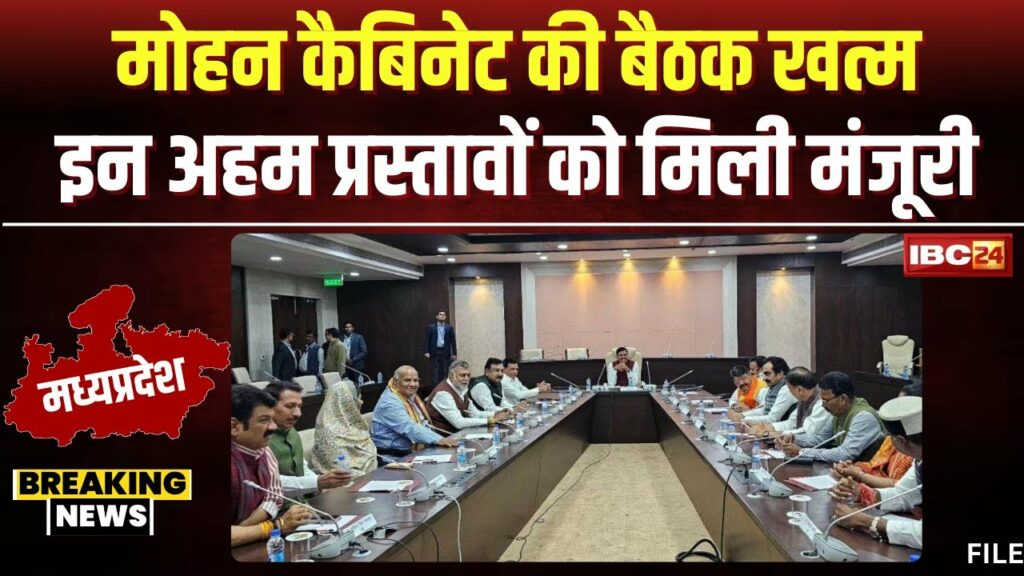 Mohan Cabinet Meeting Decision