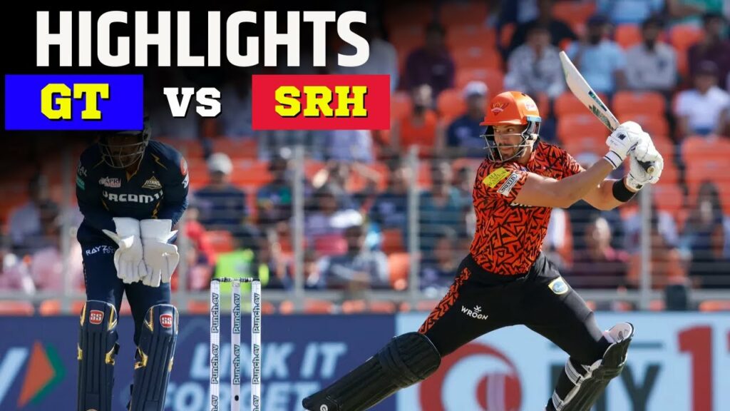 Gujarat Titans Vs Sunrisers Hyderabad Highlights