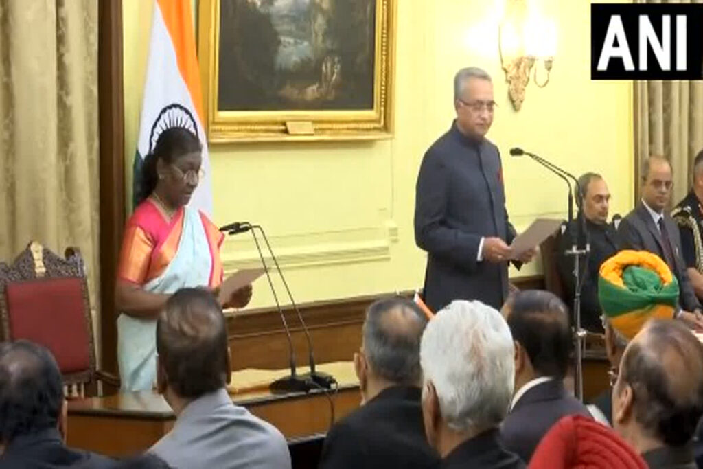 Lokpal Chairman Justice Ajay Manikrao took oath