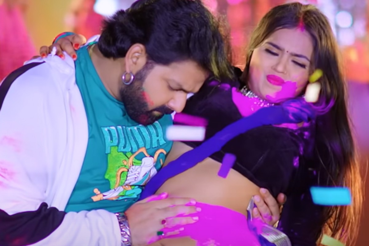 Holi me piya na aile : “होली में पिया ना आईले”गाना में महिमा सिंह और पॉवरस्टार पवन सिंह के साथ रोमेंन्टक हुए