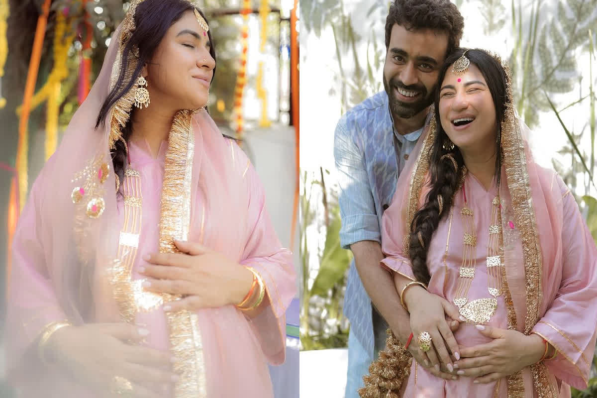 Priya Malik Baby Shower: मां बनने वाली है Bigg Boss की ये हसीना, गोदभराई में मुगल-बूटी ओढ़नी पहन फ्लॉन्ट किया बेबी बंप
