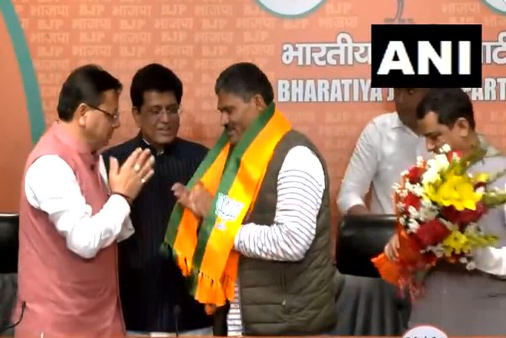 Rajendra Singh Bhandari joins BJP