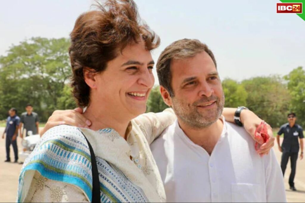 Rahul and Priyanka gandhi visit chhattisgarh