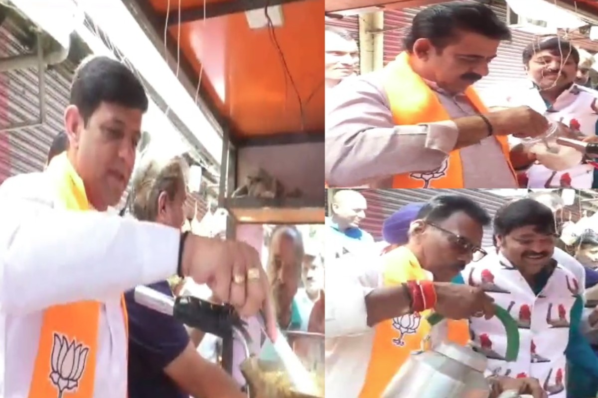 Indore Me Modi ki Guarantee Wali Chai : भाजपा नेताओं का अनोखा अंदाज..! कार्यकर्ताओं को पिलाई मोदी की गारंटी वाली चाय, जमकर वायरल हो रहा वीडियो