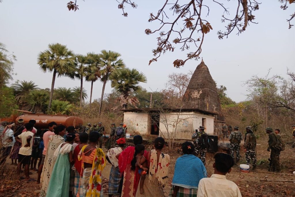 CPRF open rammandir door in sukma: