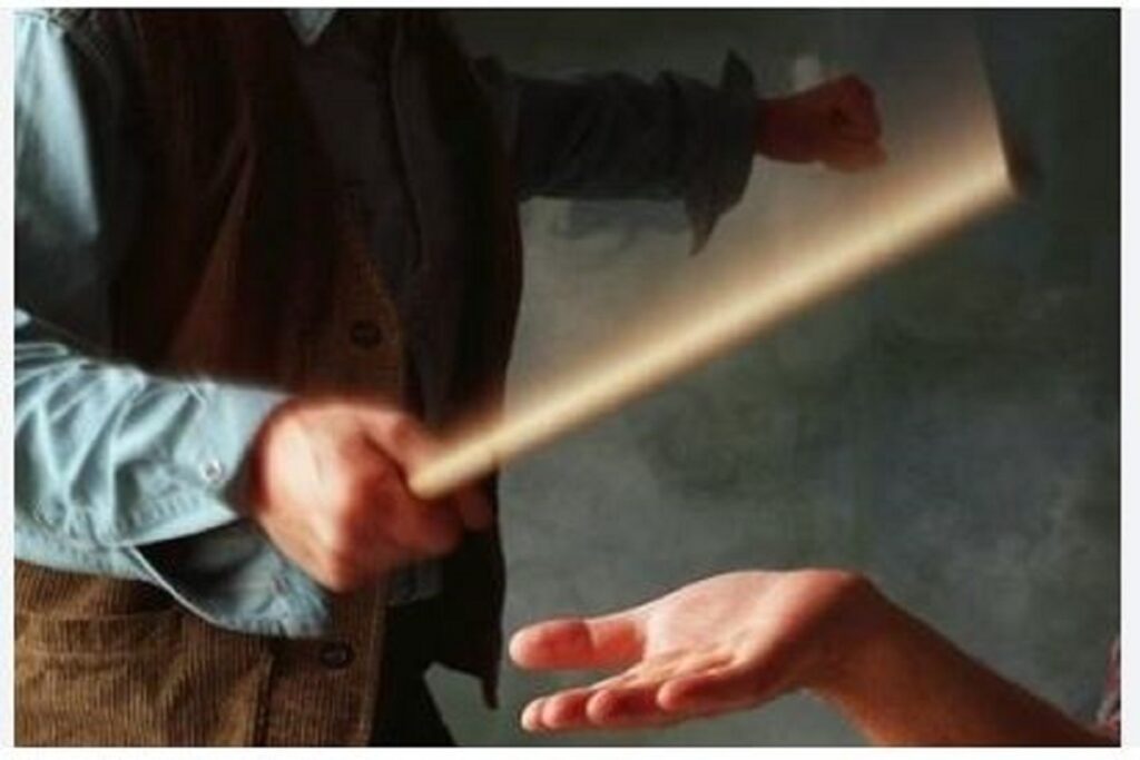 Class 8 student beaten up and stick