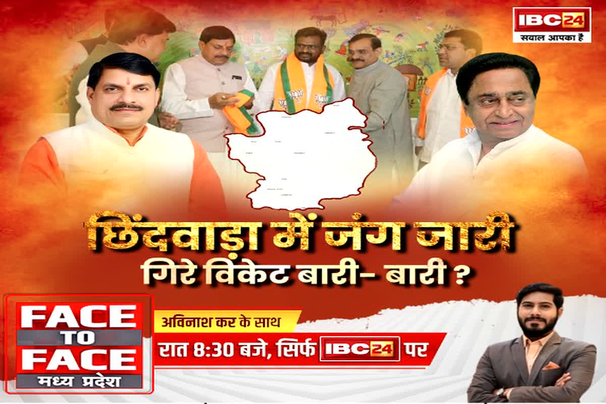 Face To Face MadhyaPradesh: छिंदवाड़ा में जंग जारी… गिरे विकेट बारी-बारी? क्या इस बार कमलनाथ के गढ़ में बीजेपी कर लेगी सेंधमारी?