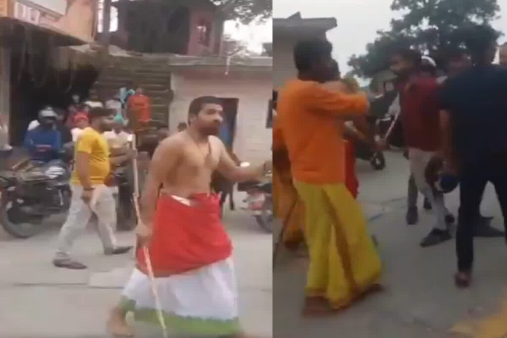 Devotees Beaten up in Temple