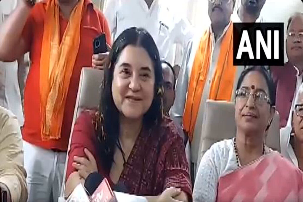 Maneka Gandhi On Varun Gandhi Ticket