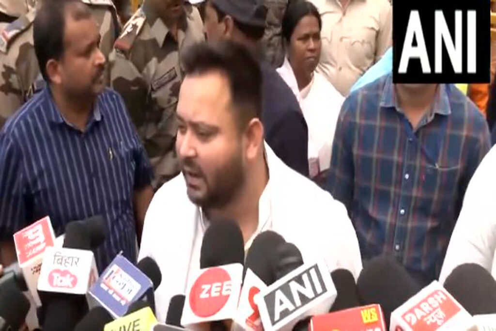 Tejashwi Yadav attack on Modi Bihar tour