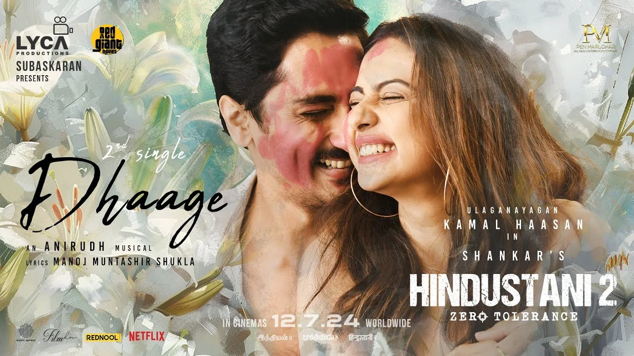 Hindustani 2 – Dhaage Lyric Video | Kamal Haasan | Shankar | Anirudh | Subaskaran | Siddharth, Rakul