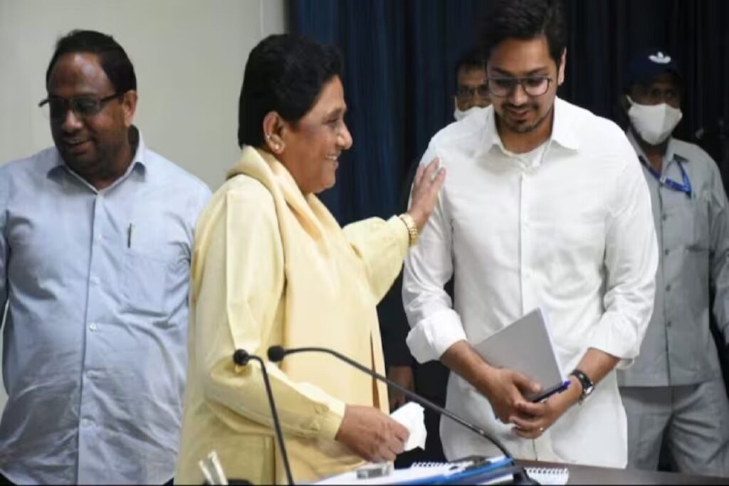 Mayawati removed nephew Akash from all posts