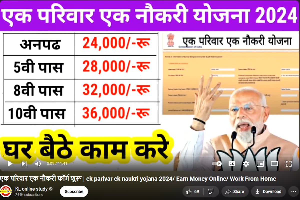 Ek Parivar Ek Naukri? अनपढ़ को 24000…5वीं पास को 28000 रुपए मिलेगी सैलरी…हर परिवार के एक सदस्य को मिलेगी नौकरी? PIB Fact Check ने दी असल जानकारी