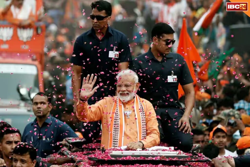 PM Modi Nomination Road Show Live Update