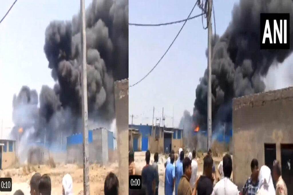 Fire in Sonipat Chemical Factory