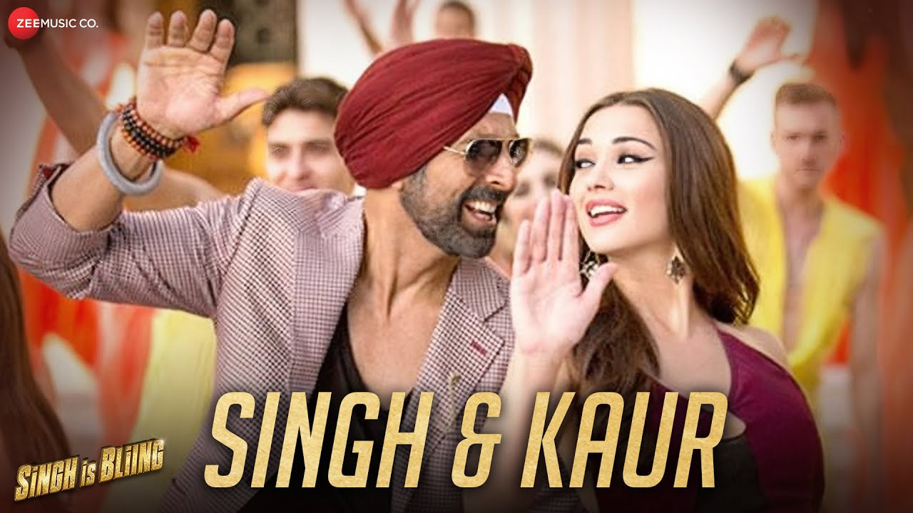Singh & Kaur | Akshay Kumar, Amy Jackson | Manj Musik | Singh Is Bliing | Lyrical