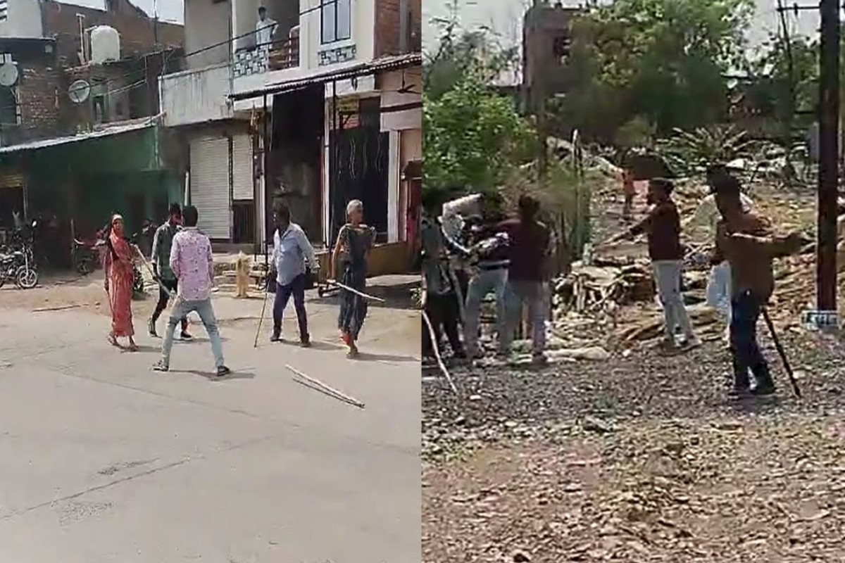 Video : धर्मशाला के नाम पर नहीं दिया चंदा, फिर जमकर चले लाठी-डंडे, कई लोग हुए घायल, देखें वीडियो