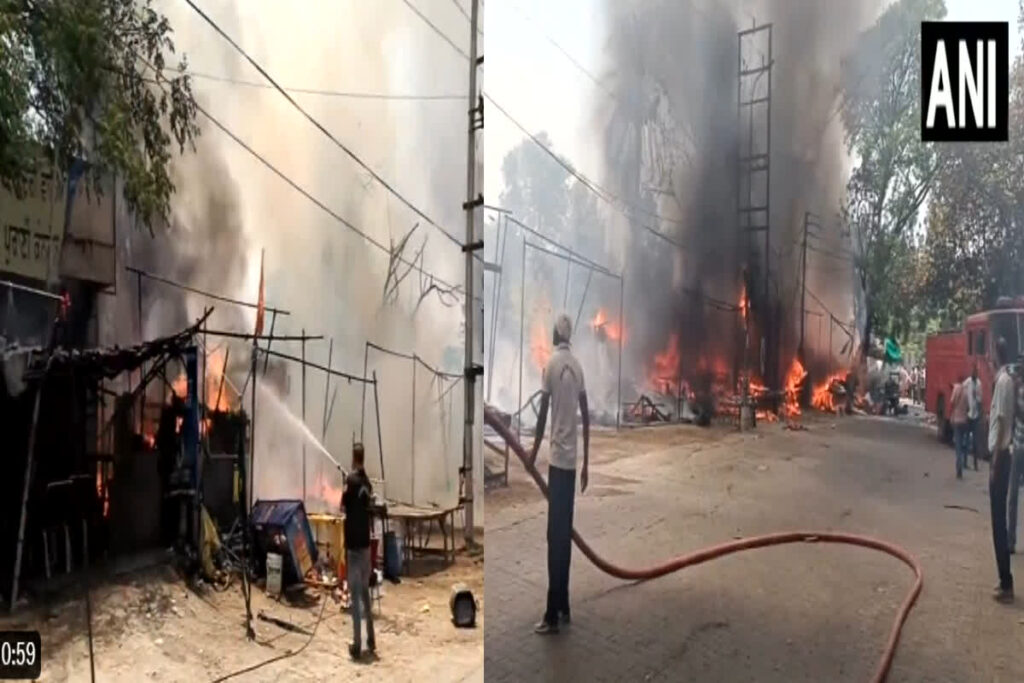 Fire in Baradari Market