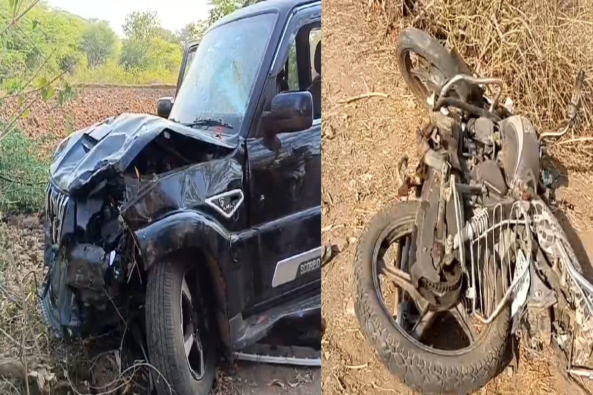 Jhabua Road Accident: दर्दनाक सड़क हादसा! स्कॉर्पियो ने बाइक सवार को मारी जोरदार टक्कर, पिता-पुत्र समेत 4 लोगों की मौत…